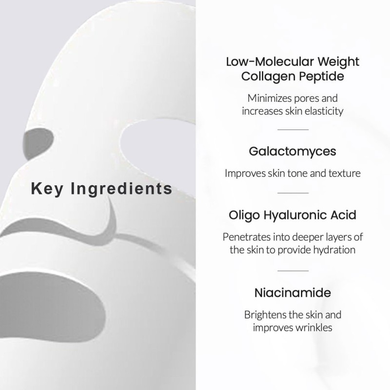 Μάσκα προσώπου Biodance Bio-Collagen με κολλαγόνο για βαθιά ενυδάτωση, λάμψη, σύσφιξη και λεία επιδερμίδα