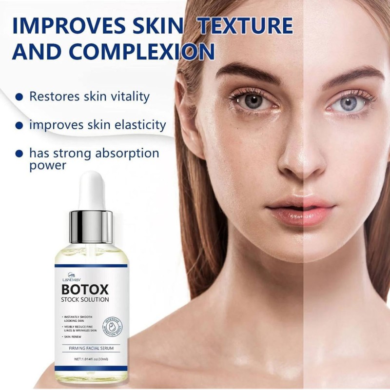 LANEMAY Botox Serum προσώπου για σύσφιξη, ενυδάτωση και μείωση ρυτίδων