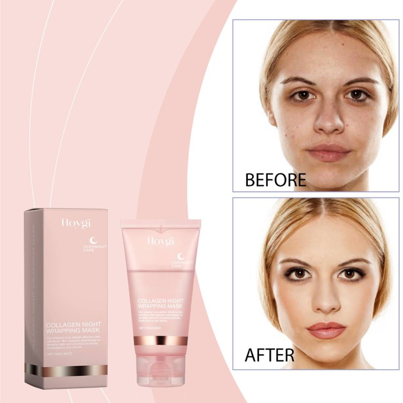 Peel-Off μάσκα νύχτας με κολλαγόνο για σύσφιξη, ενυδάτωση, ελαστικότητα και φυσική λάμψη της επιδερμίδας
