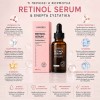 Retinol Serum 0.1% με Υαλουρονικό Οξύ, Βιταμίνη Ε και Πεπτίδια Χαλκού για Ρυτίδες και Αντιγήρανση
