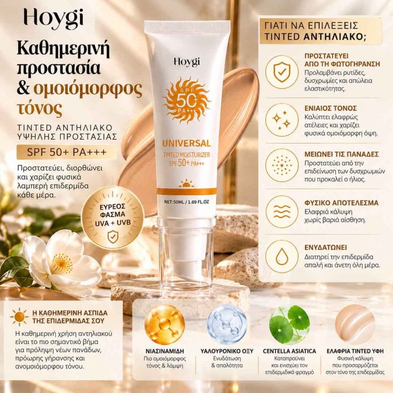 Combo περιποίησης προσώπου για πανάδες και δυσχρωμίες με κρέμα βιταμίνης C, ρετινάλη και αντηλιακό SPF 50+