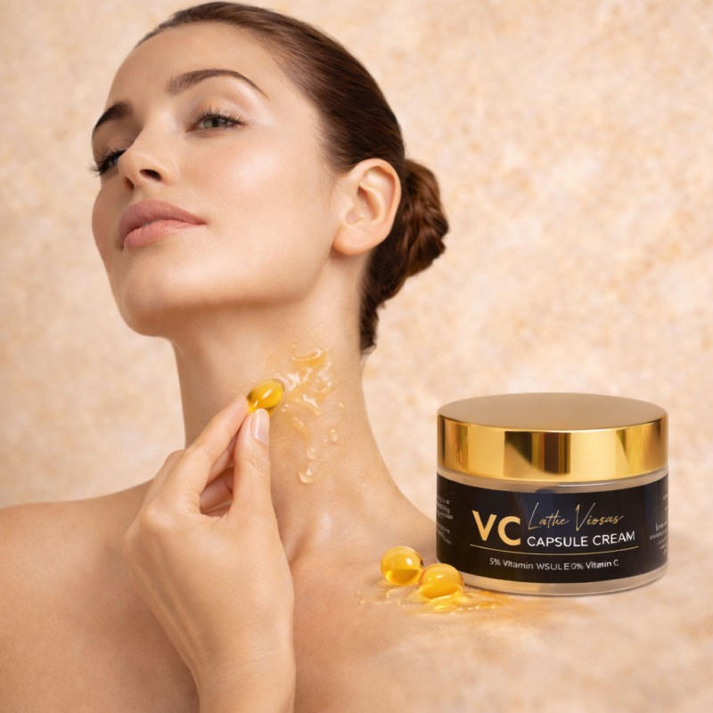 Βιταμίνη C Capsule Cream με Υαλουρονικό Οξύ, Νιασιναμίδη και Πεπτίδια – Κρέμα Λάμψης και Ενυδάτωσης